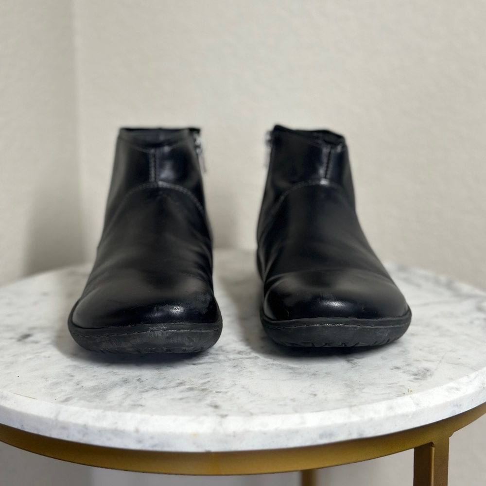 Birkenstock Bennington Black Leather Ankle Boots | Women’s Size 38 EU/7 US
